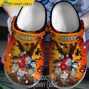 Snoopy Halloween Crocs Clogs Shoes 1