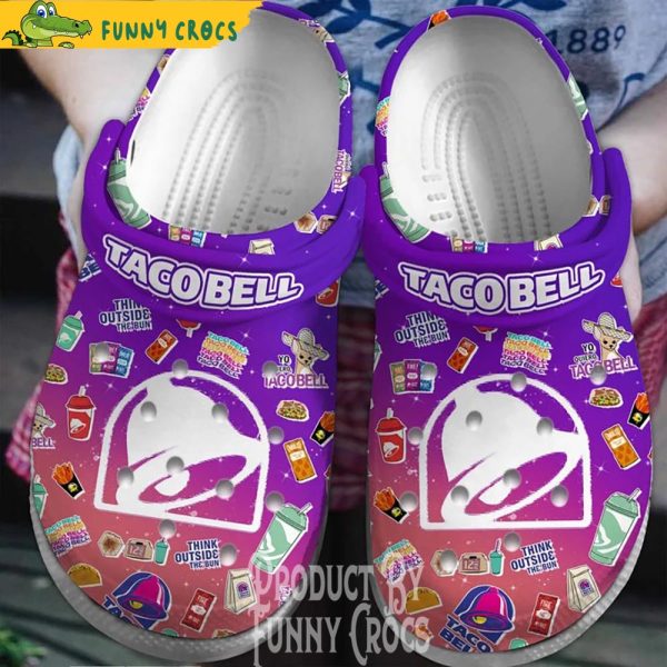 Taco Bell Breakfast Food Clogs Crocs