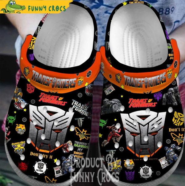 Transformers Optimus Prime Crocs Slippers