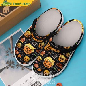 Trumpkin Happy Halloween Crocs 2