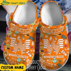 Whataburger Breakfast Food Crocs Crocband Shoes