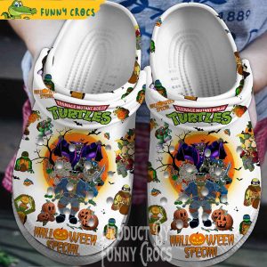 White Halloween Costume Ninja Turtle Crocs Clogs 1