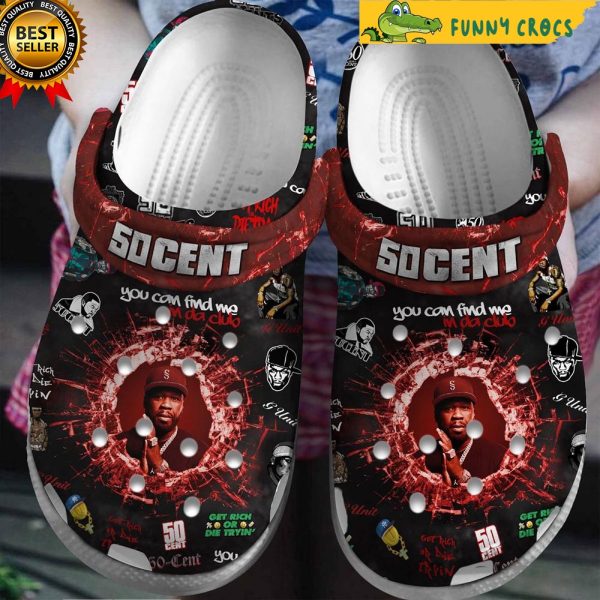 50 Cent The Final Lap Tour Crocs Clogs