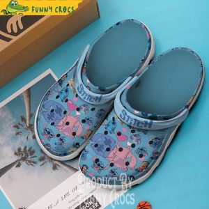 Angel Love Stitch Crocs Clogs 2