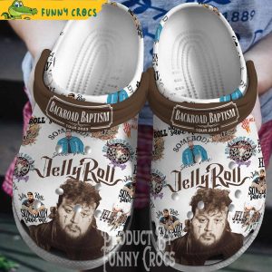 Backroad Baptism Tour 2023 Jelly Roll Crocs