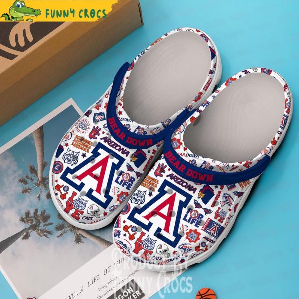 Bear Down Arizona Crocs Shoes