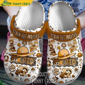 Coffee Straw Hat Pirates One Piece Crocs 2 2