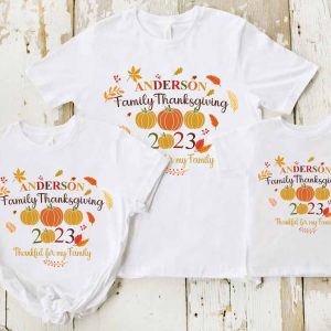 Custom Family Thanksgiving Shirts 2023