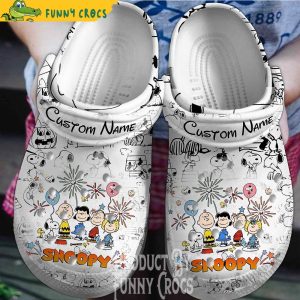 Custom Halloween Snoopy Crocs Shoes 2