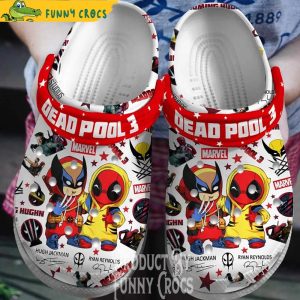 Deadpool 3 Wolverine Crocs Slippers