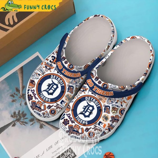 Detroit Tigers Jersey Crocs Shoes