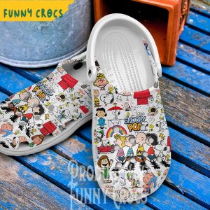 Dream Colors Snoopy Cartoon Crocs Shoes