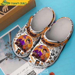 Elvis Presley Halloween Pumpkin Crocs Shoes 2