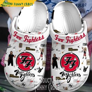 Foo Fighters Crocs Shoes 1