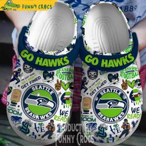 Go Hawks Seattle Seahawks Crocs