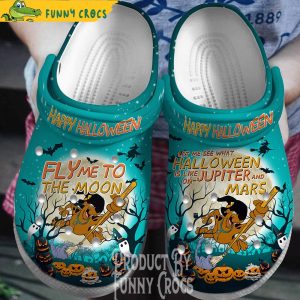 Happ Halloween Fly Me To The Moon Scooby Doo Crocs 2