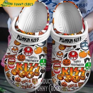 Happy Halloween Kiss Crocs Shoes 1