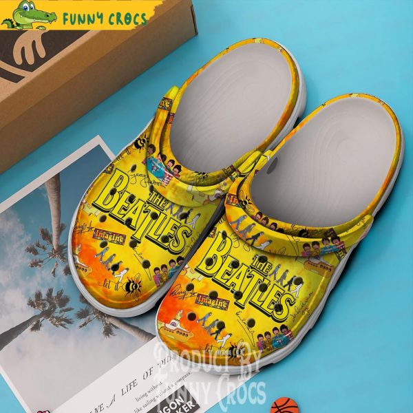 Imagine The Beatles Crocs Shoes