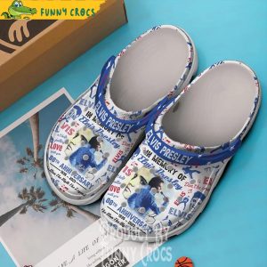 In Memory Of Elvis Presley Crocs Clogs