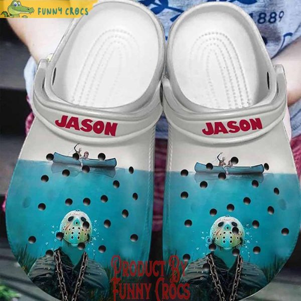 Jason Vooheers Jaws Movie Crocs Crocband Clogs