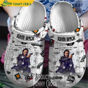 John Wick I’ll Kill Them All Movie Crocs