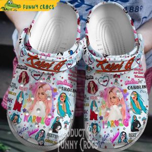 Karol G Pink Hair Crocs Shoes