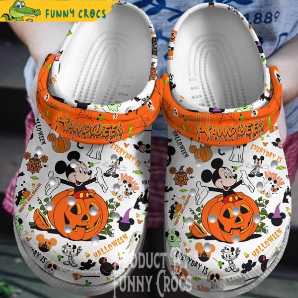 Mickey Mouse Everyday Is Halloween Crocs Clogs