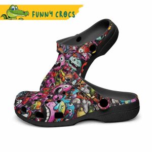 Monster Graffiti Crocs Shoes 2