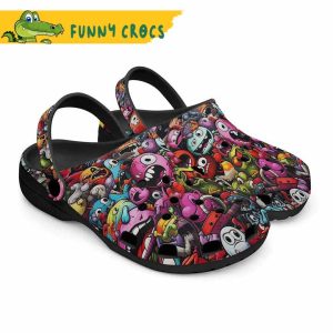 Monster Graffiti Crocs Shoes 3