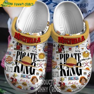 Mugiwara One Piece Pirate King Crocs Shoes