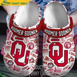 Oklahoma Boomer Sooner Crocs Shoes 1