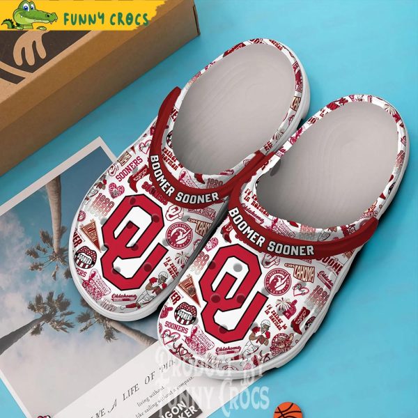 Oklahoma Boomer Sooner Crocs Shoes