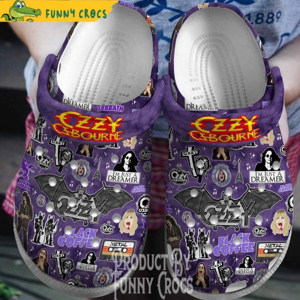 Ozzy Osbourne 2023 Crocs Shoes