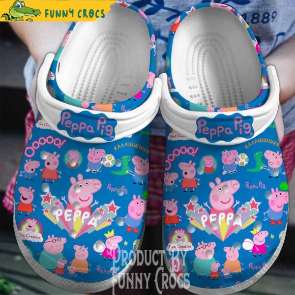 Peppa Pig Cartoon Crocs Shoes