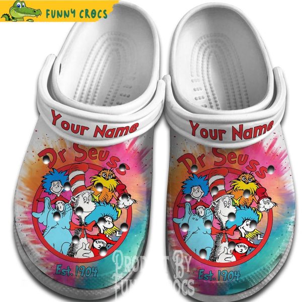 Personalized Dr Seuss Crocs Shoes