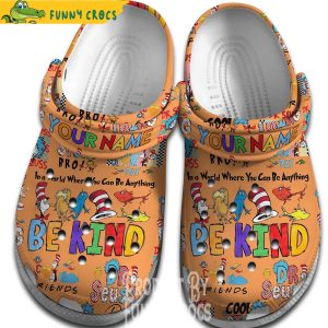 Personalized Dr Seuss Friends Crocs Shoes 2