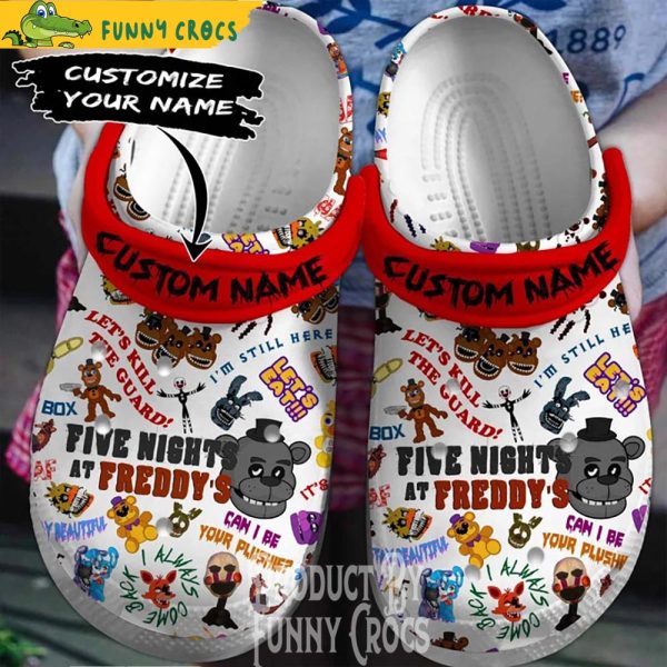 Personalized Five Nights At Freddys Film Crocs Clogs