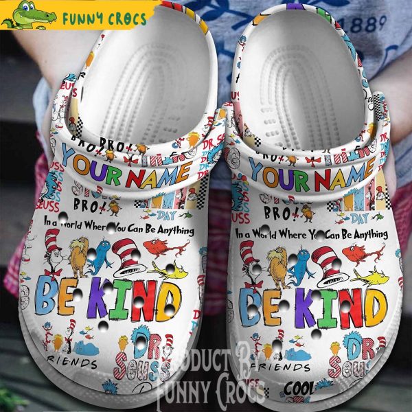 Personalized Friends Dr Seuss Crocs Clogs