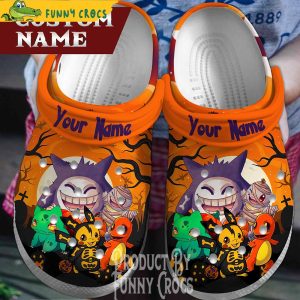 Personalized Pokemon Halloween Crocs Clogs 1