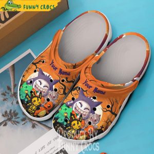 Personalized Pokemon Halloween Crocs Clogs 2