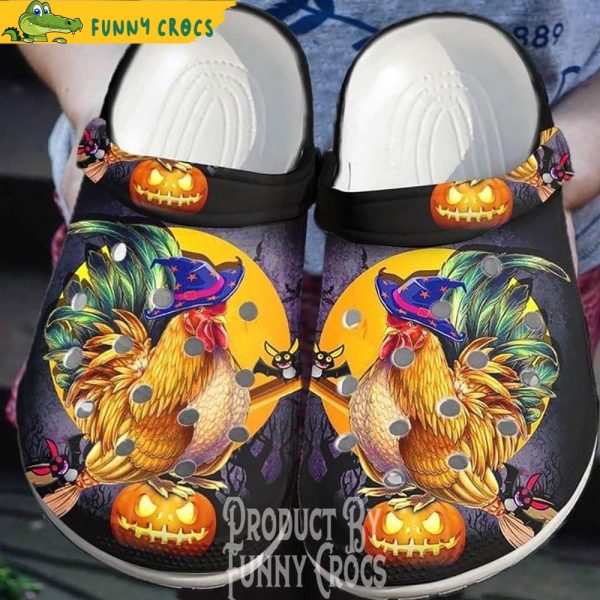 Roosters Chicken Halloween Crocs