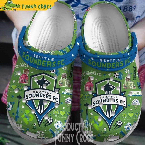 Seattle Sounders FC Green Crocs Shoes