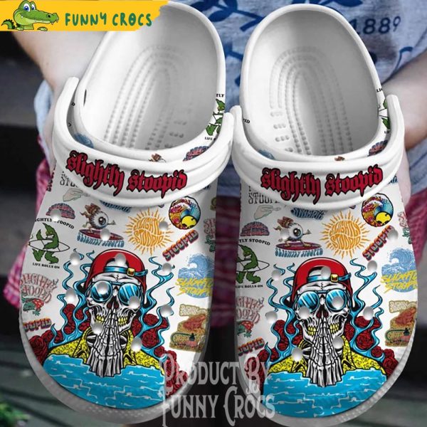 Slightly Stoopid Skull Music Crocs