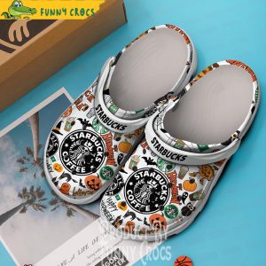 Starbucks Coffee Happy Halloween Crocs Shoes 1