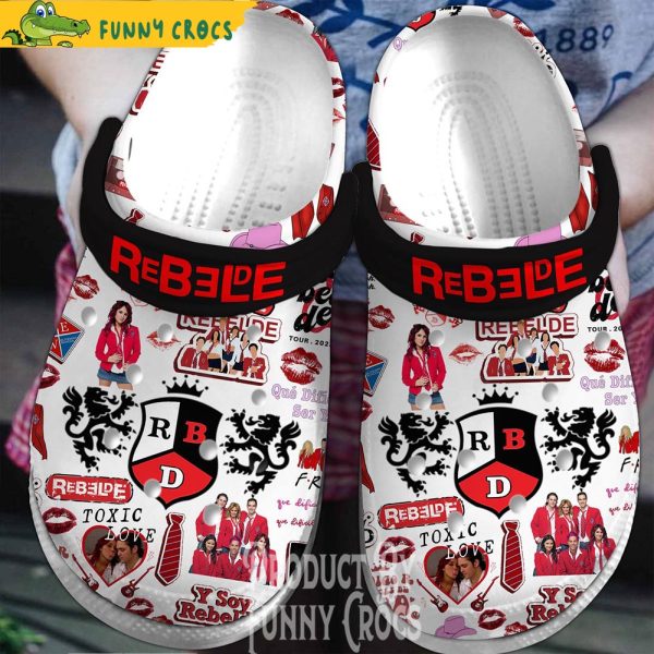 Toxic Love Rebelde Crocs Shoes