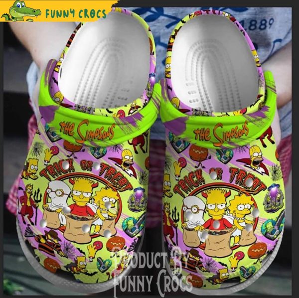 Trick Or Treat The Simpson Crocs