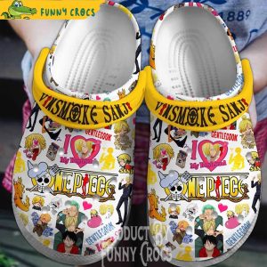 Vinsmoke Sanji One Piece Crocs Shoes 1