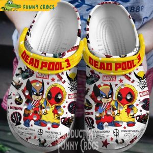 Wolverine Deadpool 3 Marvel Crocs Shoes