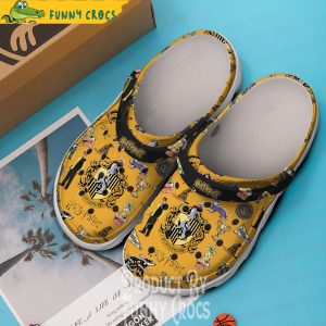 Yellow Harry Potter Hufflepuff Crocs Clogs 2