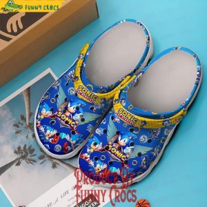 Sonic The Hedgehog Crocs Shoes